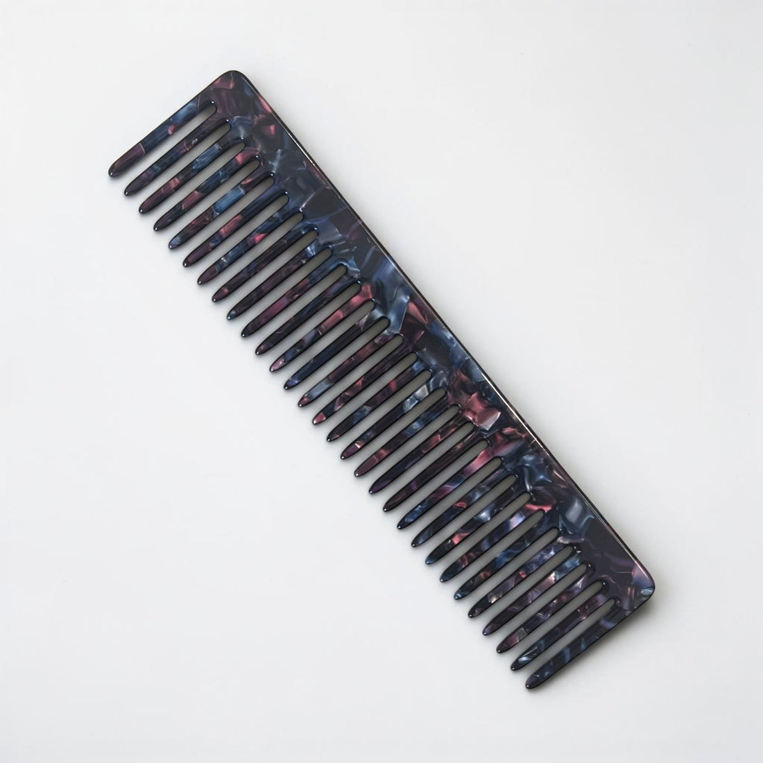 Decorative signature acetate vanity comb for everyday styling